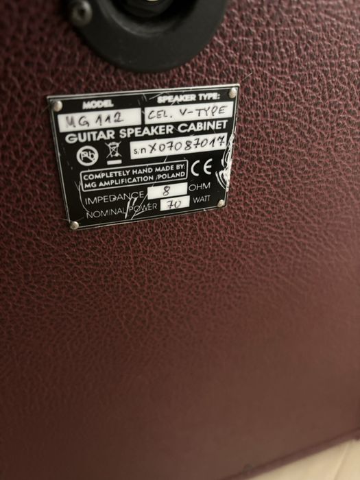 Custom Mg Amplification Firebird 40watt + kolumna