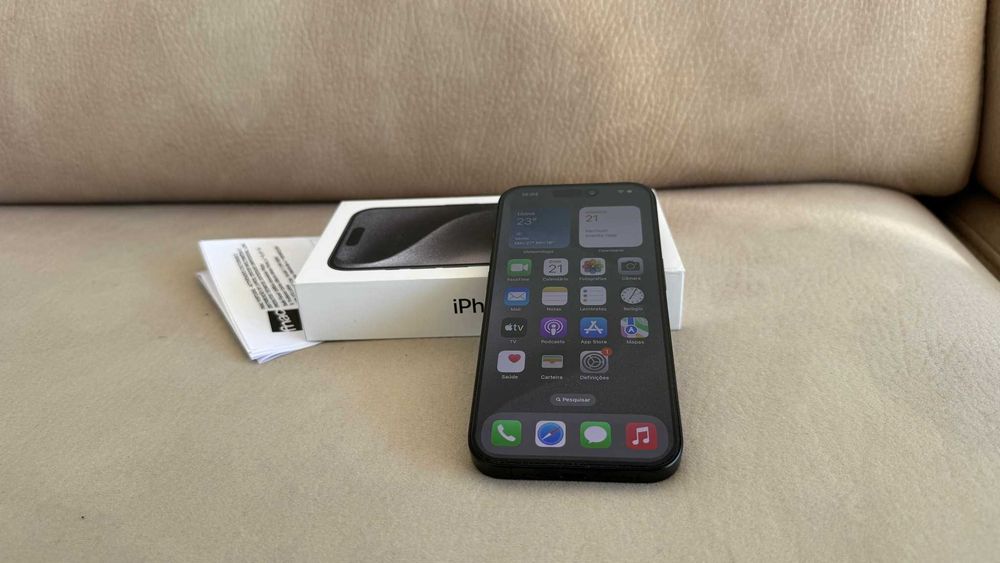 Vendo troco iPhone 15 Pro Max 256Gb Preto C/Fatura e Garantia Nacional
