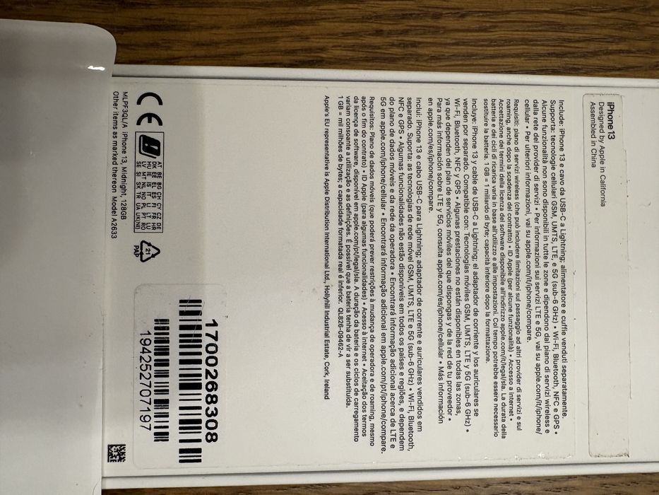 iPhone 13 – 128GB – Midnight (impecável)