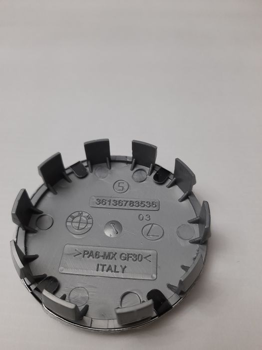 4 Centros de jante BMW 68mm e Símbolos Mala e Capô NOVOS