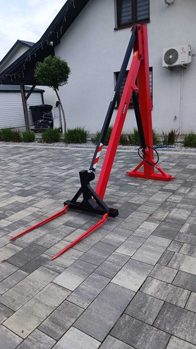 Widły do balotów ładowacz na tuz hydrauliczny z samopoziomem mocna solidna konstrukcja