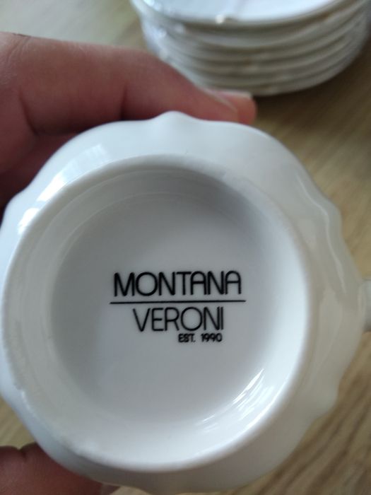 Veroni Montana Zestaw Filiżanek 6+6 250Ml