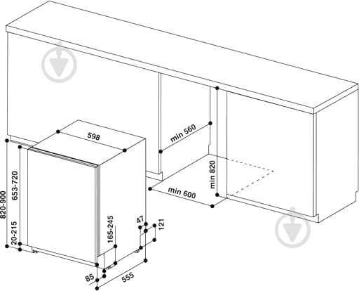 Нова посудомийна машина Whirlpool WIC3C34PFES