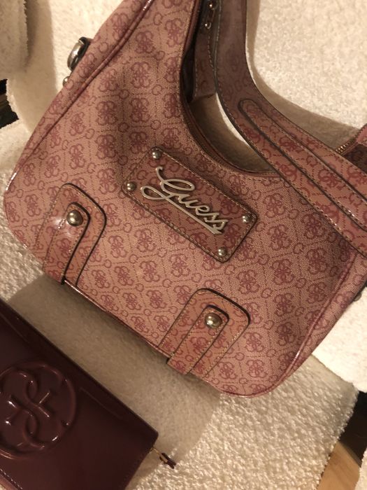 Mala da GUESS & carteira/porta-moedas em bom estado