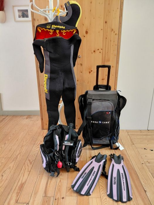 Conjunto de mergulho
