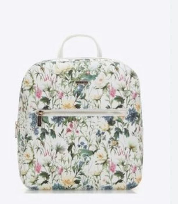 Plecak damski z ekoskóry kwiaty WITTCHEN