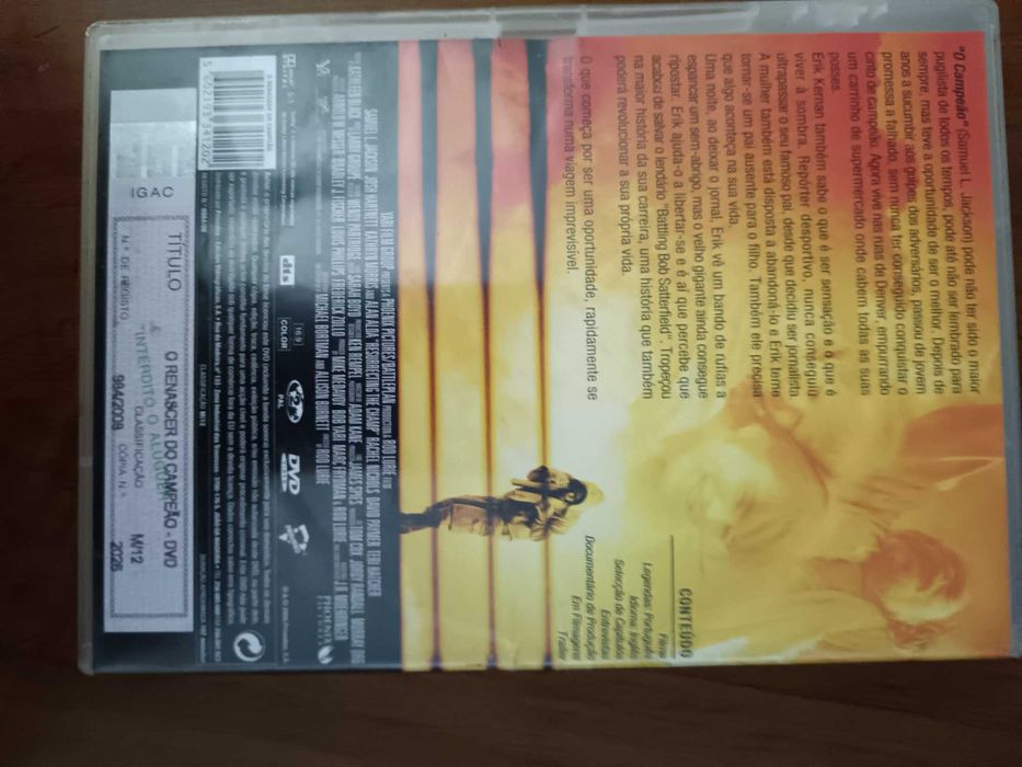 filme dvd original - o renascer do campeão