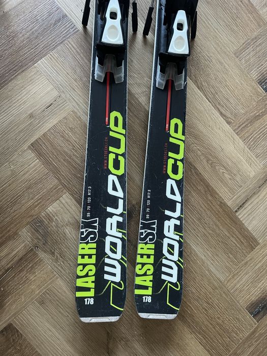 Narty stöckli LaserSX 178 cm z wiazaniami salomon