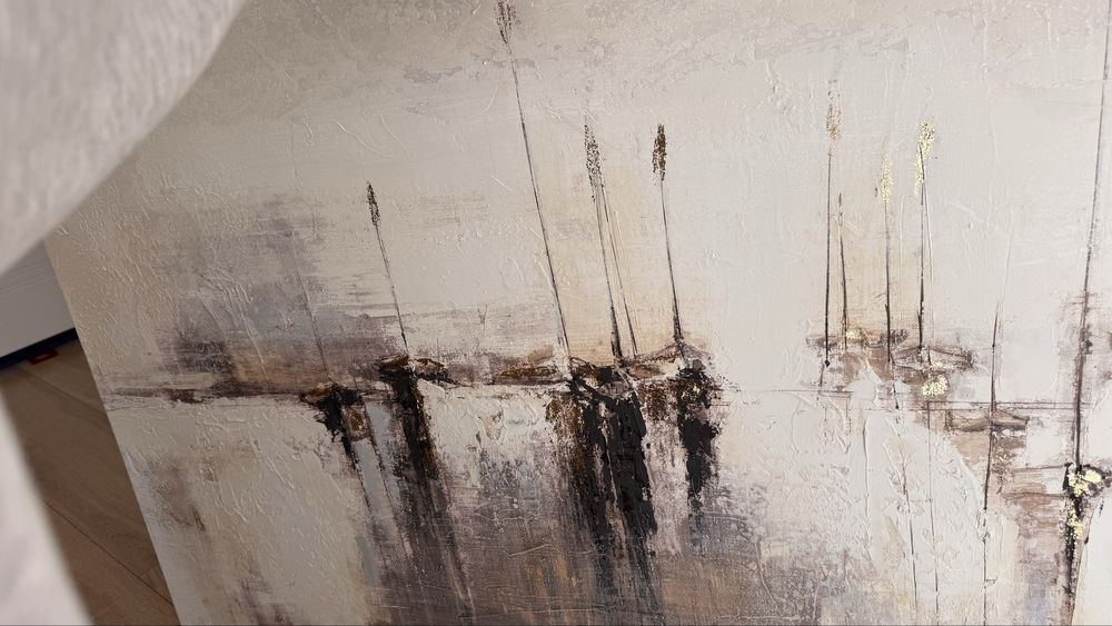 Obraz home&you ręcznie malowany