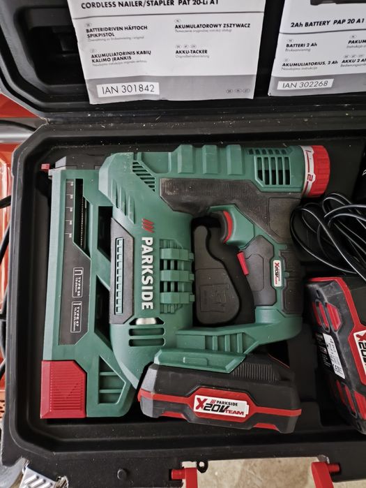 Акумуляторний степлер Parkside Pat 20 li