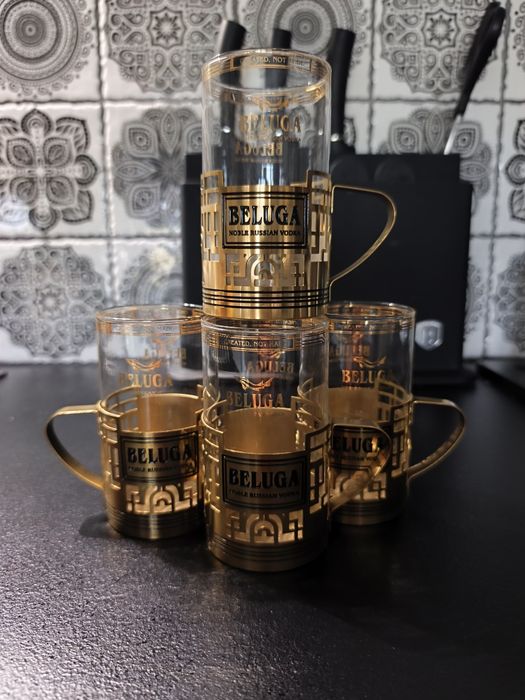 Beluga Russian Vodka szklanki