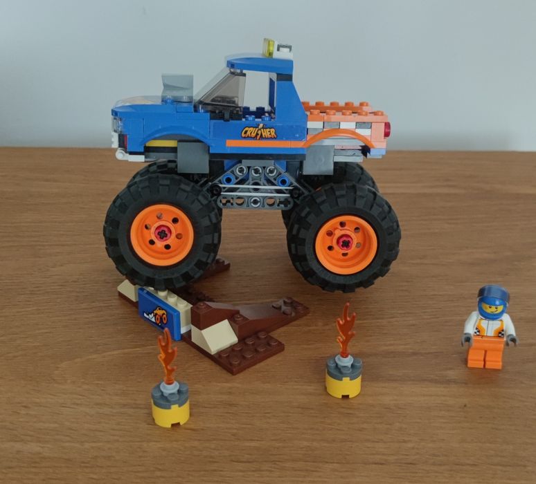 LEGO City 60180 Monster Truck kompletny pudełko instrukcja