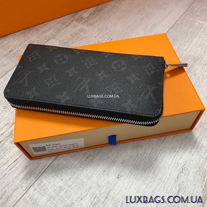 Мужской кожаный кошелек Louis Vuitton Zippy Луи Виттон