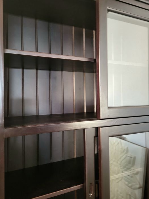 armario, vitrine, louceiro, estante, livreiro, rustico