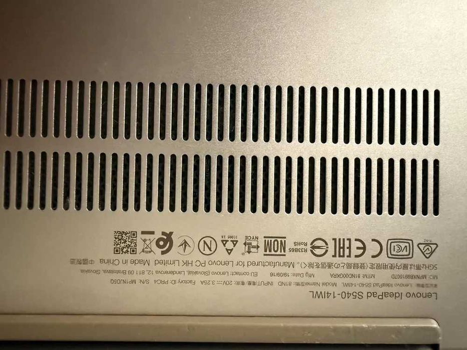 Ноутбук  Lenovo IdeaPad S540-14 i5-8250U/8GB/SSD 512gb