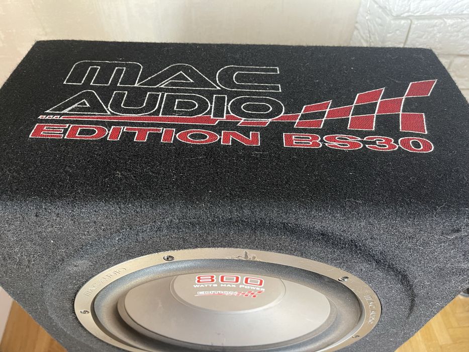 Сабвуфер Mac Audio Edition BS 30 Black + Підсилювач Focal Auditor AP 4340