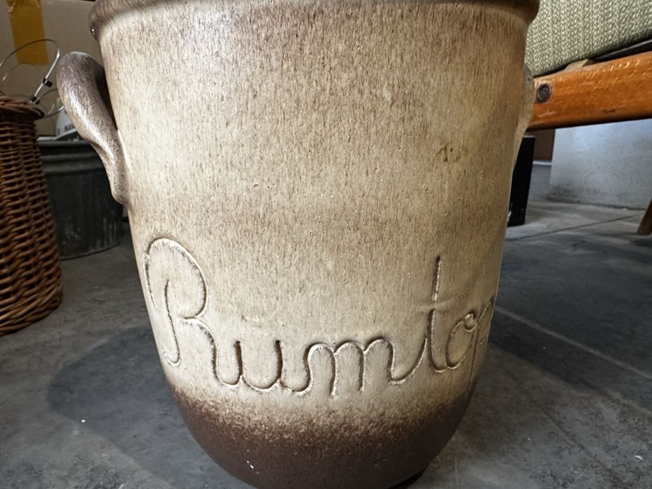Stary Rumtopf garnek ceramiczny