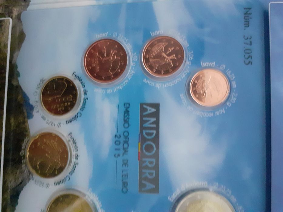 Zestaw monet Euro Andora 2015 rok