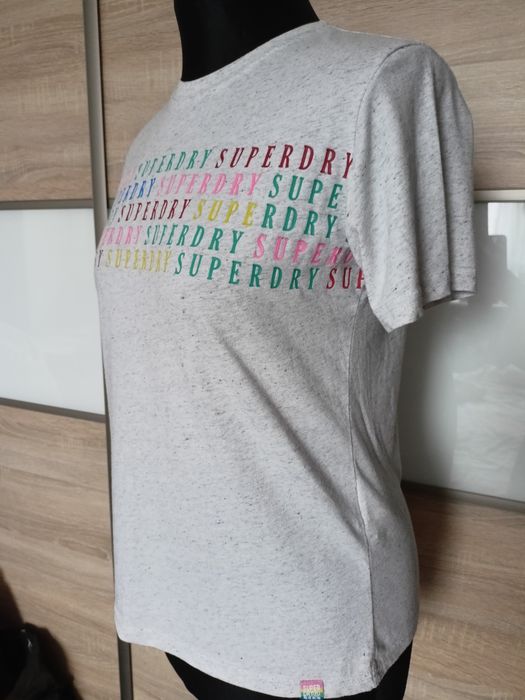 Damski t-shirt, bluzka z krótkim rękawem rozmiar M. Superdry