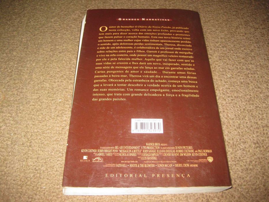 Livro "As Palavras Que Nunca Te Direi" de Nicholas Sparks