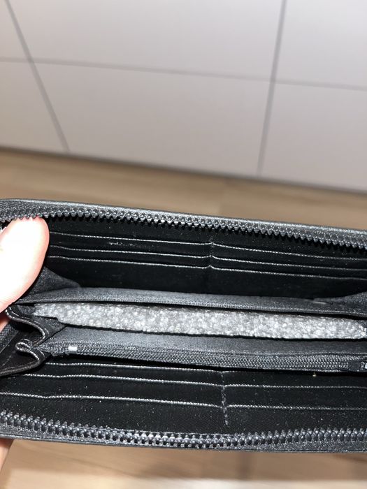 Portfel z motywem glowy karl lagerfeld