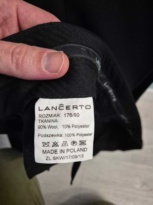 Garnitur Lancerto, czarny, 176 cm