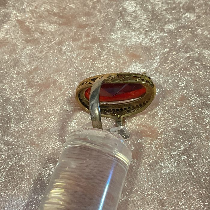 Anel prata 925 com banho de outros T,21 mm/ Mais anúncios abaixo