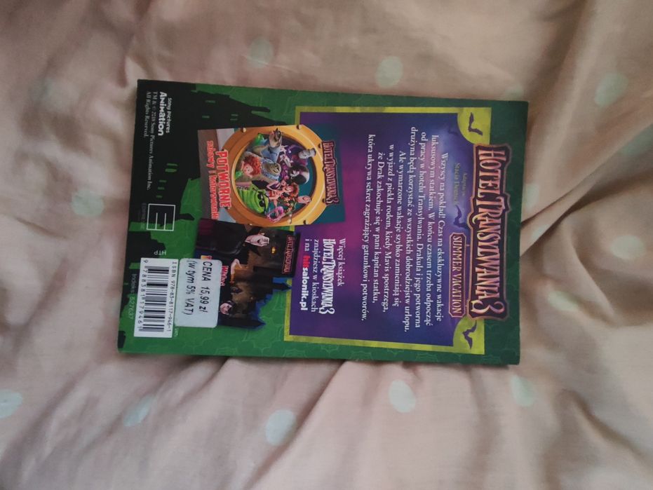 Książka,, Hotel Transylwania 3"