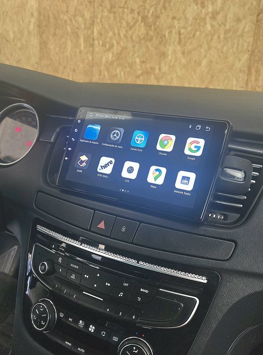 Rádio Android 14 com GPS Peugeot 508 (Artigo Novo)