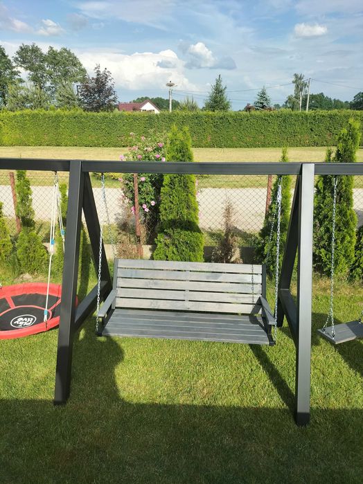 Huśtawka ogrodowa metalowa