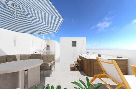 Огромный пентхаус на Кипре, Ларнака с дизайнерским ремонтом! Видовой!