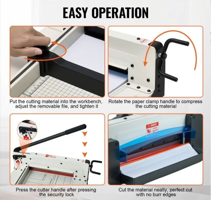 Paper Cutter 12" A4 Guilhotina Cortadora de Papel