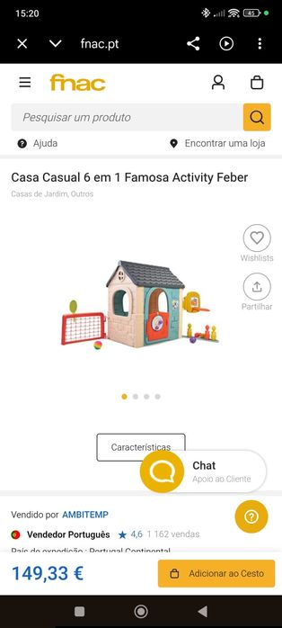 Feber - Casa de Brincar Multiatividades 6 em 1