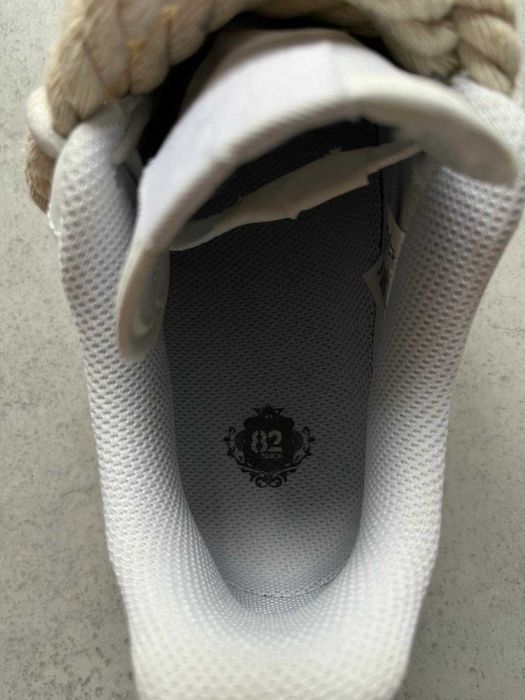 Nike Air Force 1 Low White Rope Laces 42 custom jak nowe