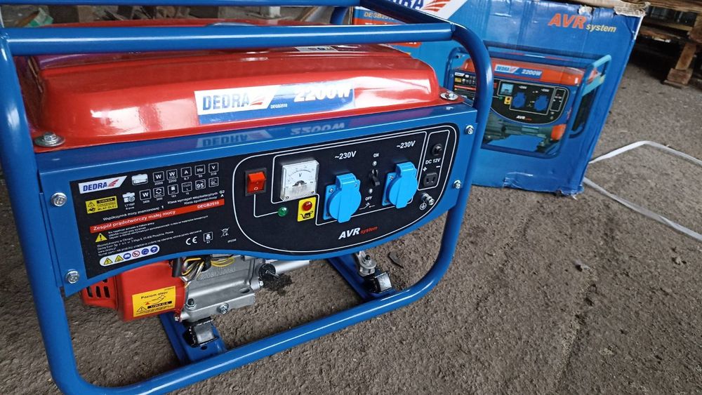Бензиновий генератор DEDRA DEGB 2510 2,2 кВт