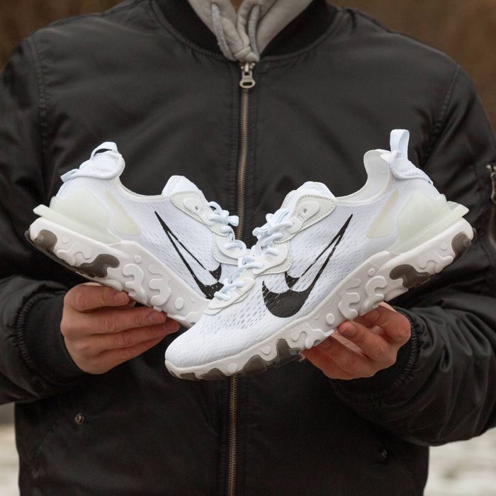SALE! Nike React Vision White/ Black 40 41 42 43 44 45  найк реакт