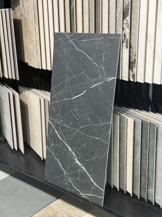 Plytki 60/120 Mat Artstone Black Gres Czarny Szkl. Rekt. PARADYZ