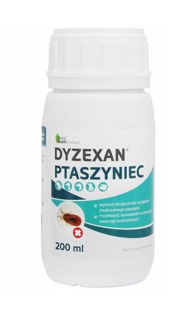 Dla Gołębi i Drobiu DYZEXAN PTASZYNIEC Zwalczanie Pasożyta 200ml