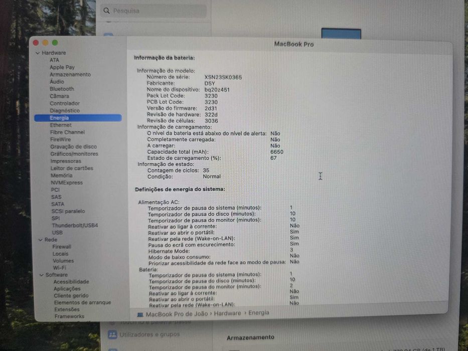 MacBook Pro 15" (2018) | i7 6-core | 16GB RAM | 1TB SSD | Cinzento