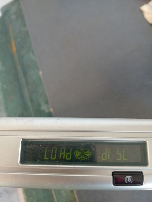 Leitor de DVD a funcionar