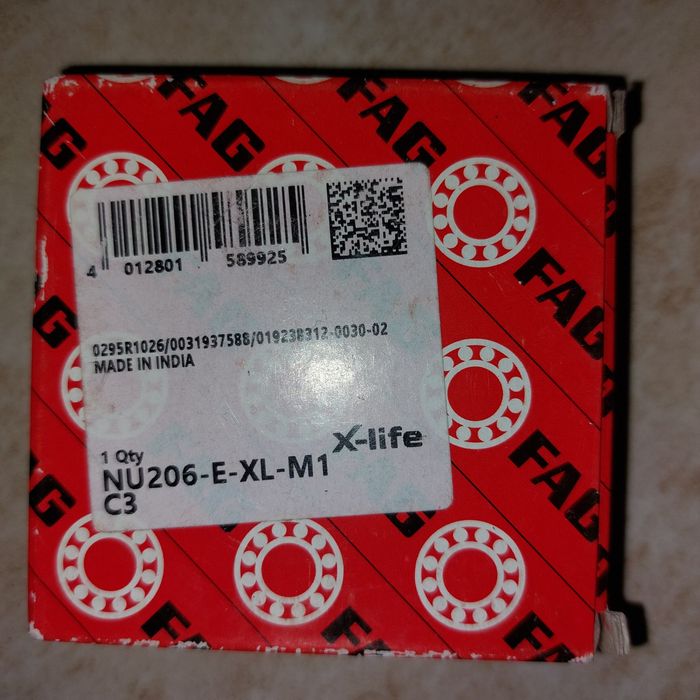 Łożysko walcowe NU206 E XL M1