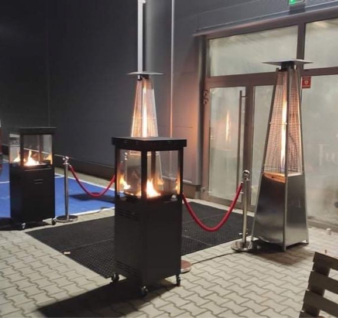 Promienniki/ogrzewacze/piramidy/palniki gazowe