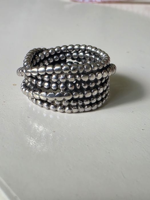 Pandora pierścionek Kerry srebrny złoty diamenty