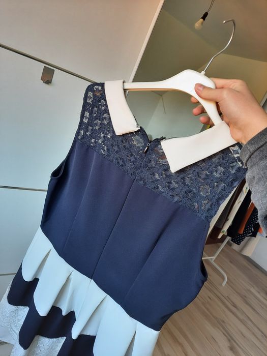 Sukienka weselna rozkloszowana L