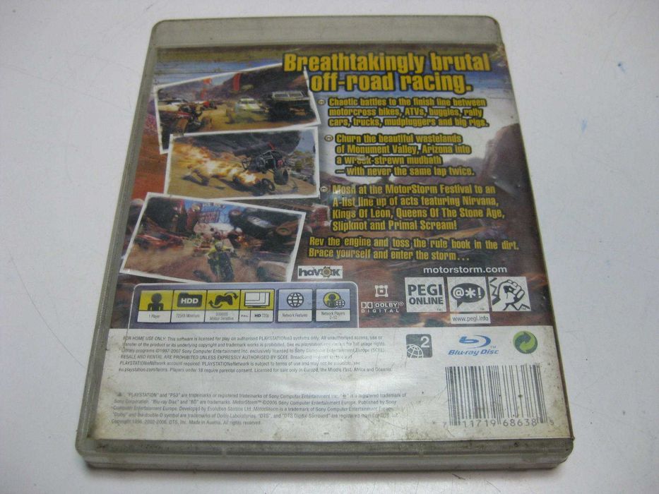Gra na PS3 PlayStation 3 Motor Storm