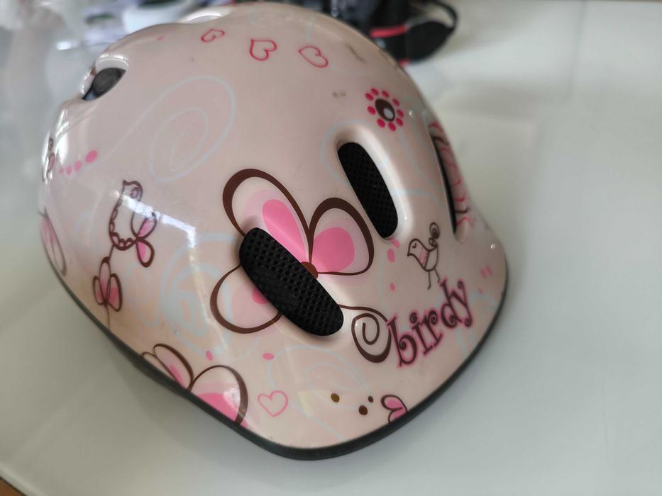 Bicicleta Infantil Btwin 14” com Rodinhas e Acessórios