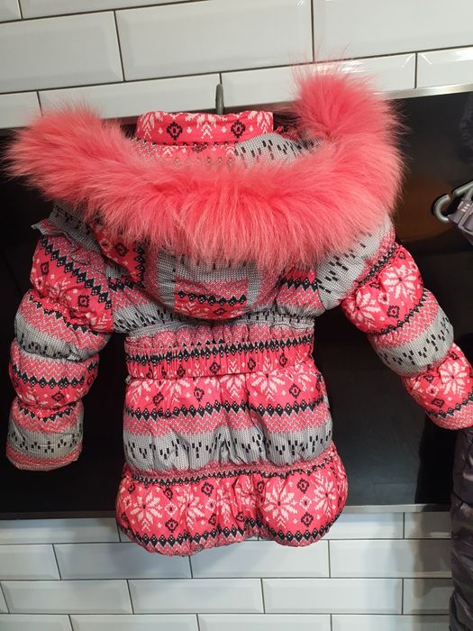 Зимний комбинезон тройка для девочки 134