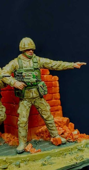 Мини-диорама "British Desert rats"