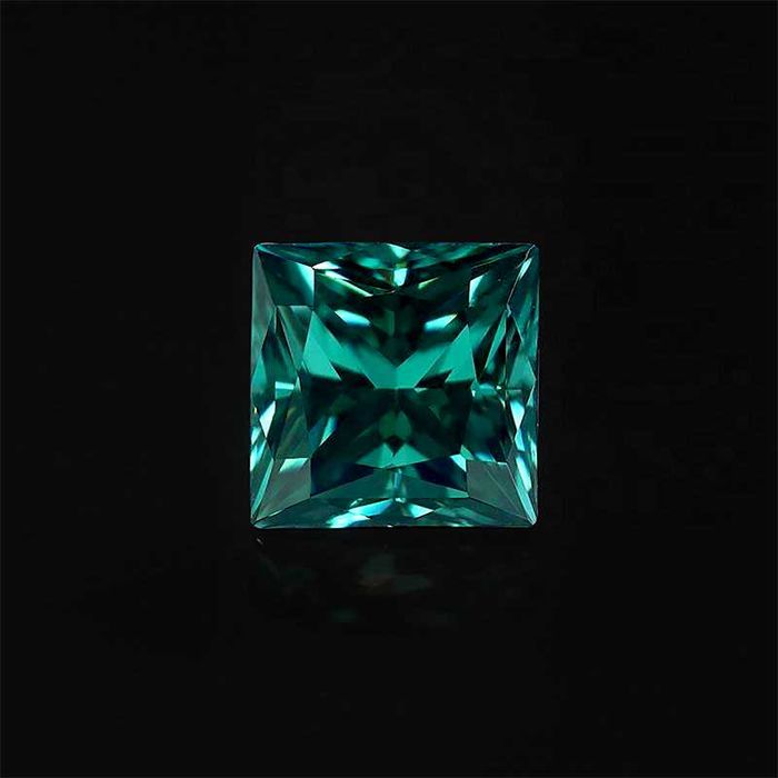 Diament Moissanit Księżniczka 5,5x5,5mm-1CT VVS1-D