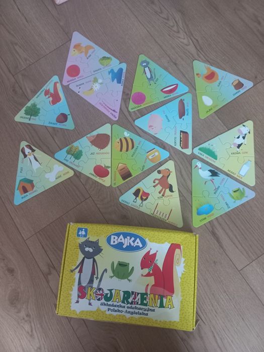 Gra edukacyjna skojarzenia polsko-angielska